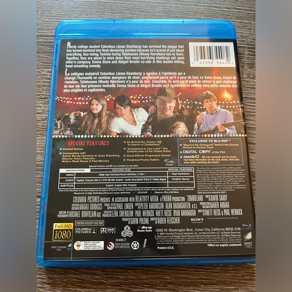 📀 3/$15 or 4/$20 📀 Zombieland Bluray - Picture 2 of 3